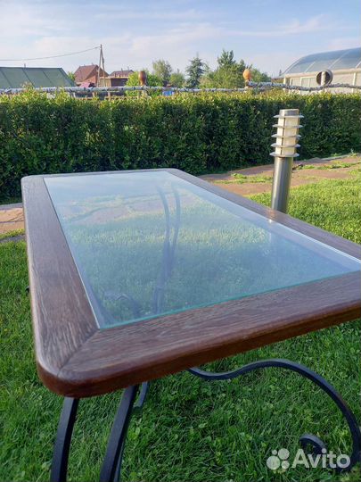 Журнальный столик из массива дуба