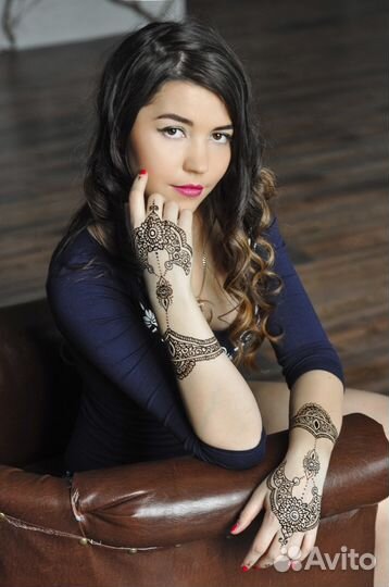 Мехенди, временное тату хной, аквагрим, бодиарт