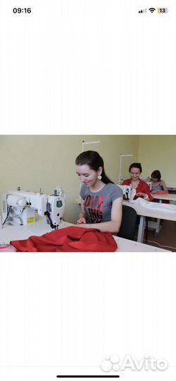 Швея без опыта работы