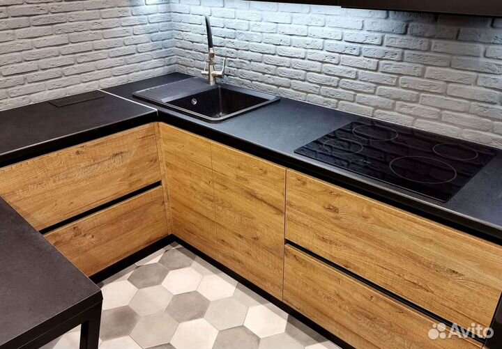 Современная кухня на заказ мдф фасады