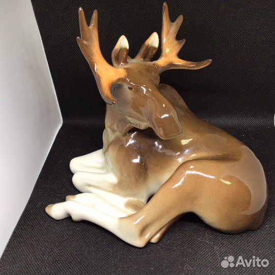 Статуэтка Лось на отлыхе лфз