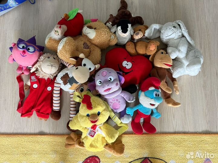 Пакет мягких игрушек