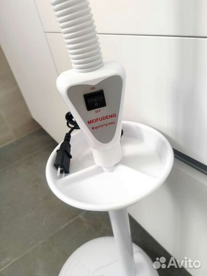 Лампа лупа напольная