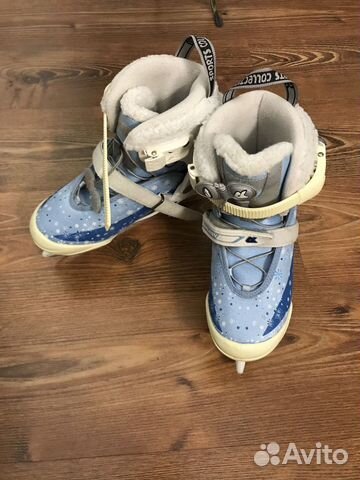 Коньки детские раздвижные 35 38