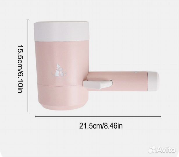 Автоматич. очиститель лап для собак средних пород