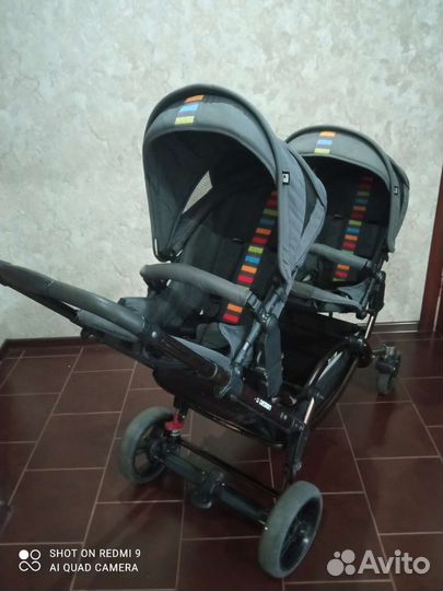 Коляска для двойни 2 в 1