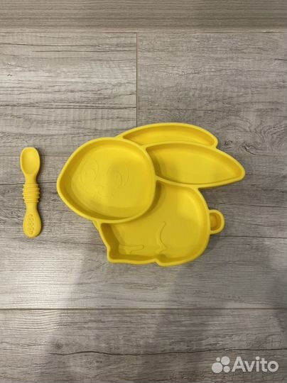 Силиконовая детская посуда