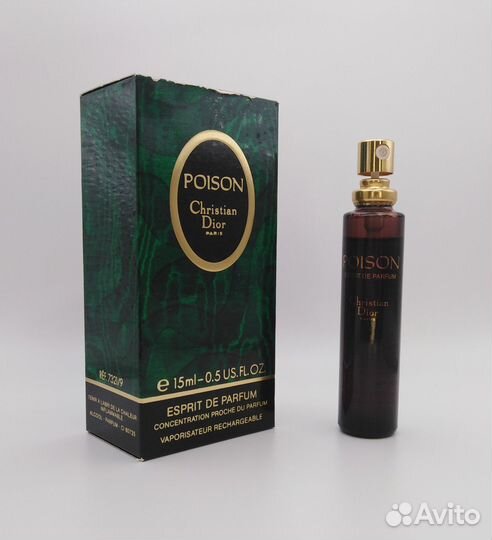 Poison, Christian Dior Esprit de parfum 15 мл