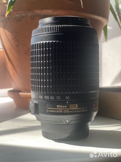 Объектив nikon 55 200 mm