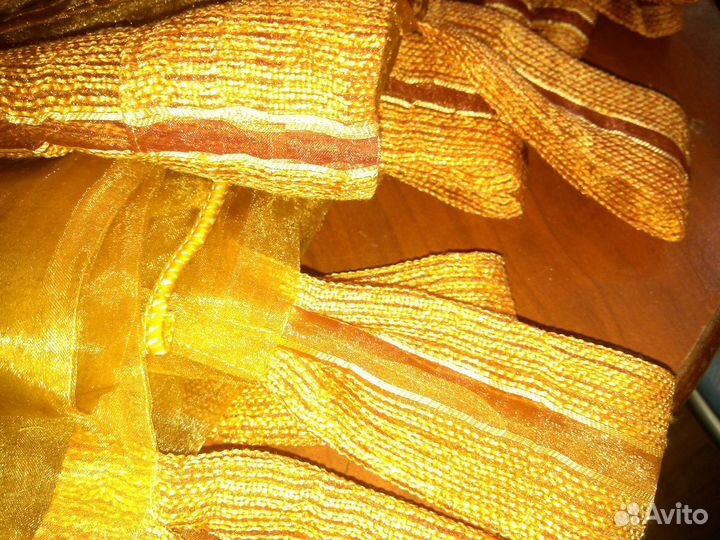 Тюль готовый 3м*4м на петлях штора органза