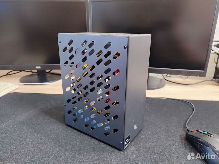 Корпус mini itx + flex atx бп