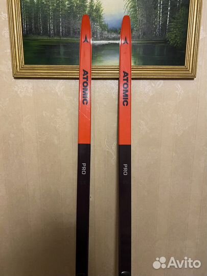 Лыжи беговые 186см и ботинки 43