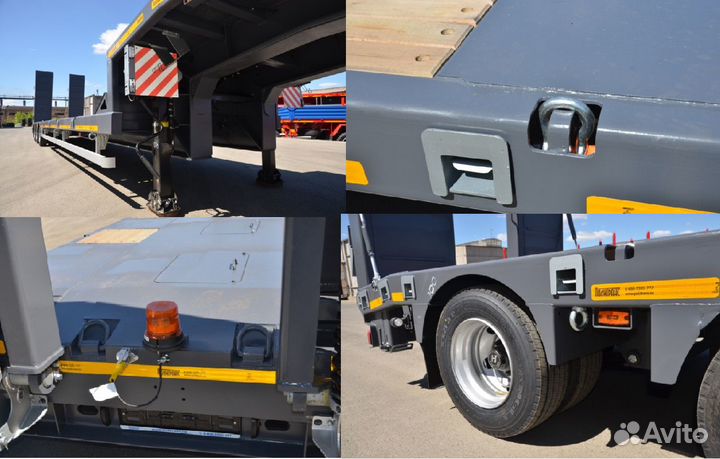 Полуприцеп трал (тяжеловоз) Политранс ТСП 94183, 2023