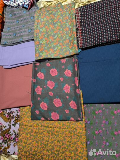 Платки, ткани винтаж