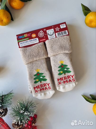 Новогодние носочки детские дев/мальч.Германия