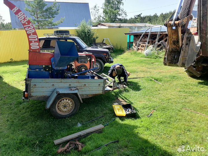 Аренда измельчителя древесины