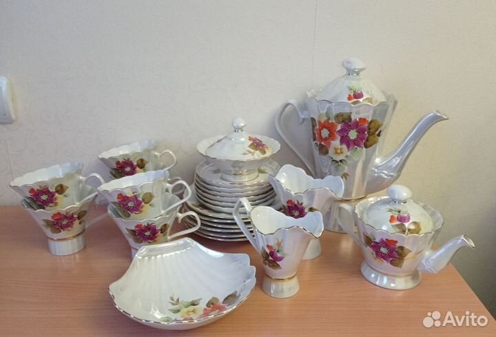 Чайный сервиз, Коростеньский фарфоровый завод СССР