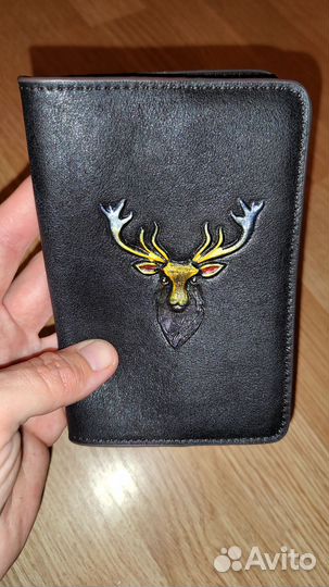 Обложка на паспорт/авто документы натуральная кожа