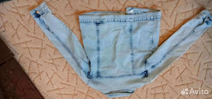 Джинсовка на девочку размер 134