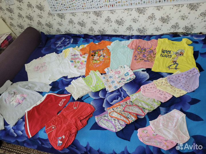 Пакет вещей на девочку 4-5 лет