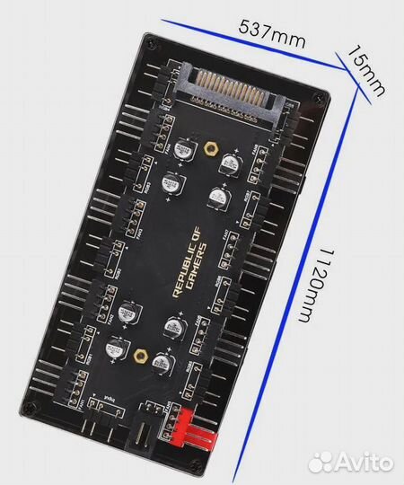 Разветвитель argb хаб и реобас для кулеров