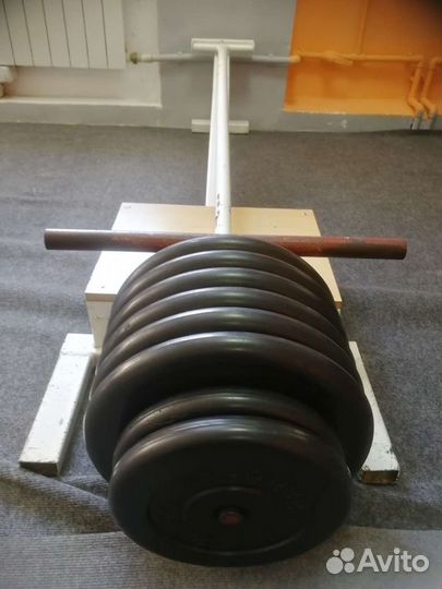 Гриф для тяги, т-гриф