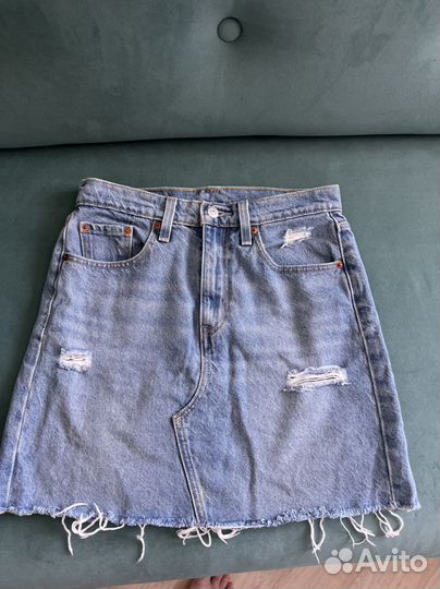 Джинсовая юбка levis 27