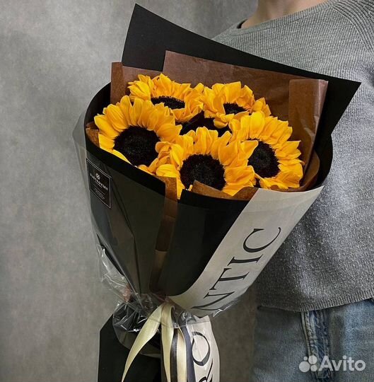 Цветы с доставкой, Букеты с доставкой, Подсолнухи