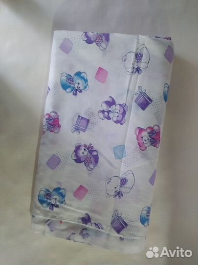 Отрез ткани хб детская принт мишки