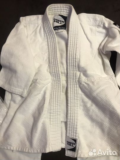 Кимоно для дзюдо детское Green Hill 130