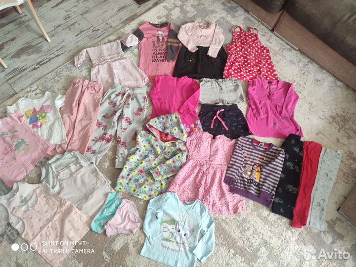 Вещи пакетом на девочку 2-3 года