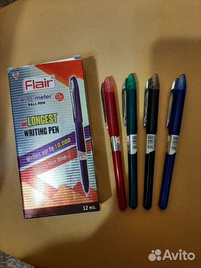 Ручка шариковая Flair Writo-Meter Dx синяя