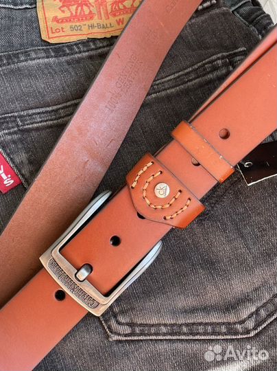 Ремень Calvin Klein рыжий