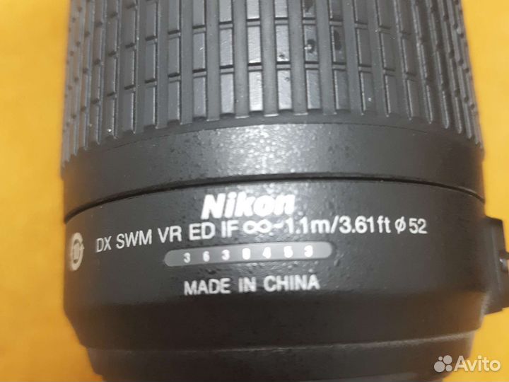 Объектив nikon af-s Nikko 55-200