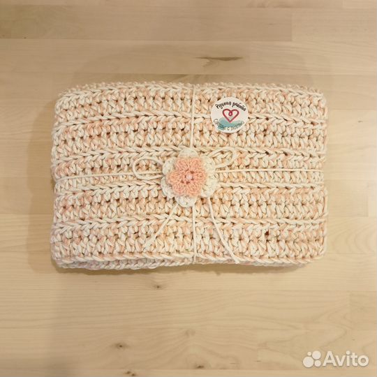 Плед покрывало детское подарочный набор ручн работ