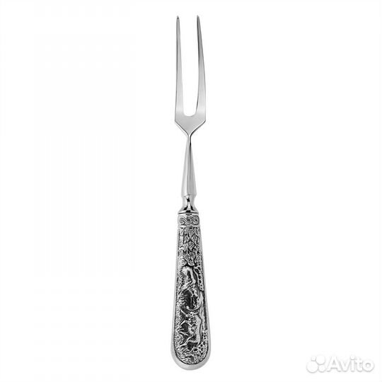 Вилка для мяса Пойнтер посереб полир с черн