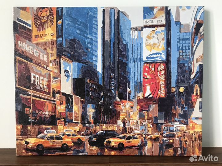 Готовая картина по номерам New York