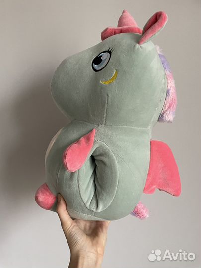 Единорог подушка мягкая игрушка