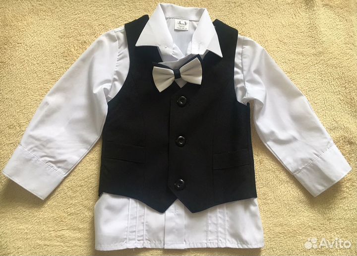 Рубашка жилет и бабочка