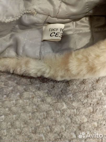 Берет женский зимний мутоновый