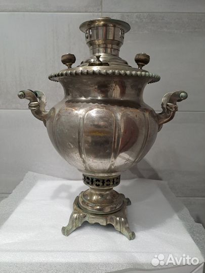 Самовар на дровах старинный