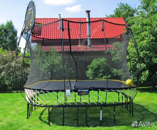 Батут квадратный S155 A с фиксаторами