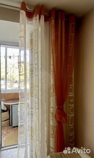 Шторы и тюль бу