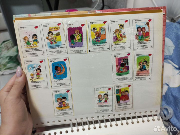 Вкладыши от жвачек love is