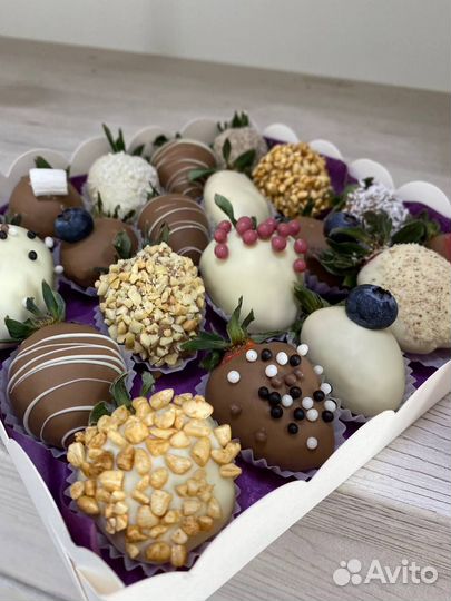 Клубника в шоколаде набор