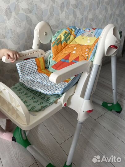 Стульчик chicco polly 2в1