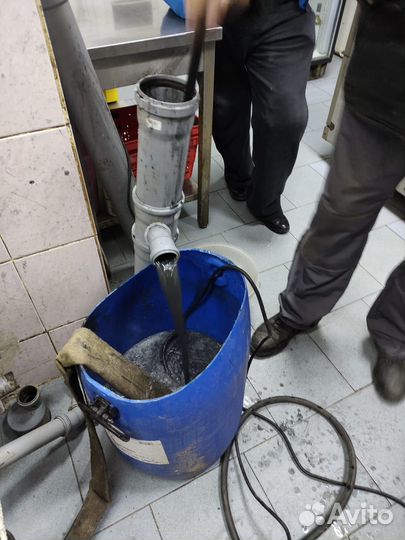 Прочистка канализаци/устранение засора/сантехник