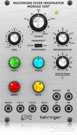 Фильтр Behringer multimode filter / resonator modu