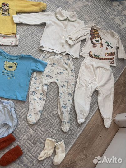Вещи пакетом для мальчика 6-18 мес