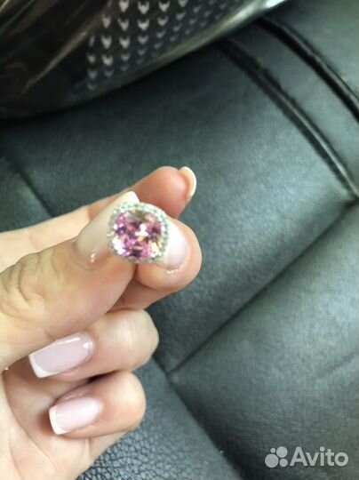 Серебряное кольцо серьги 925